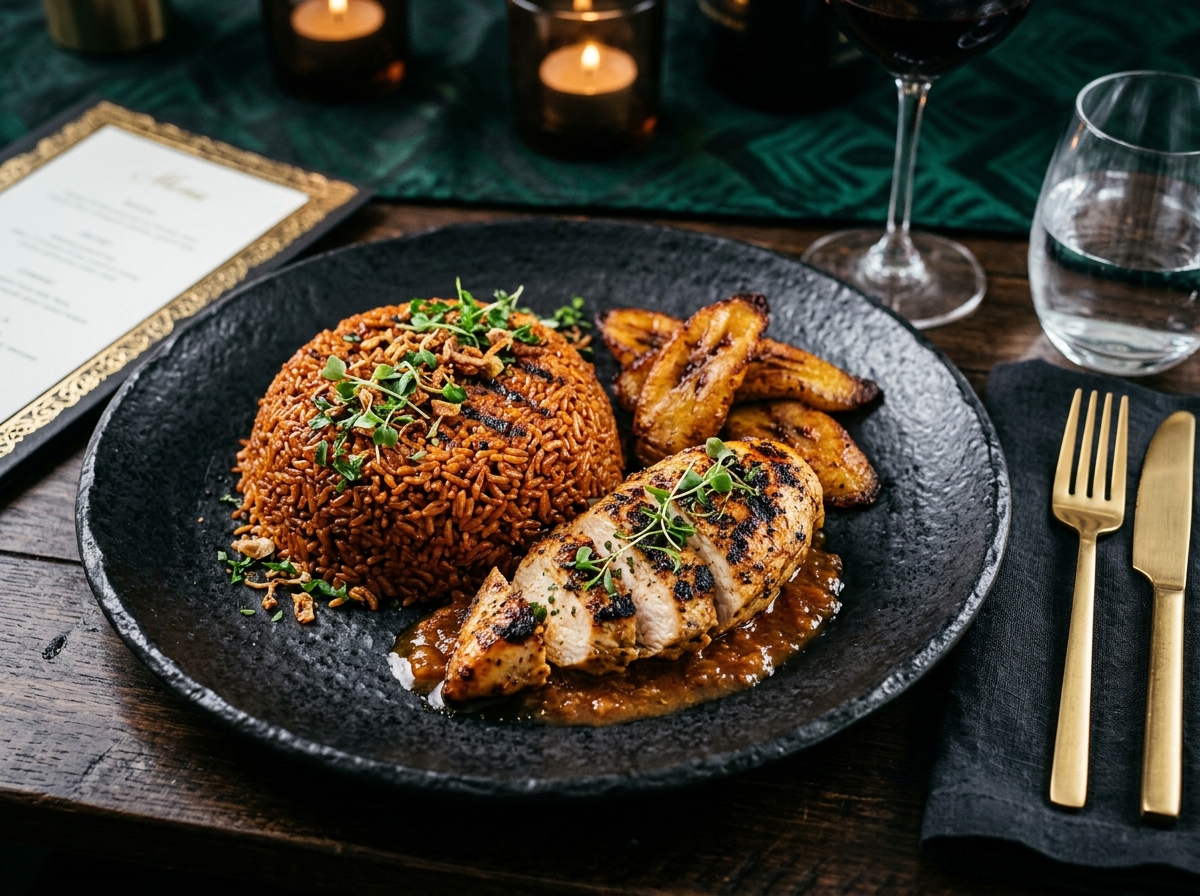 Smoky Jollof Rice